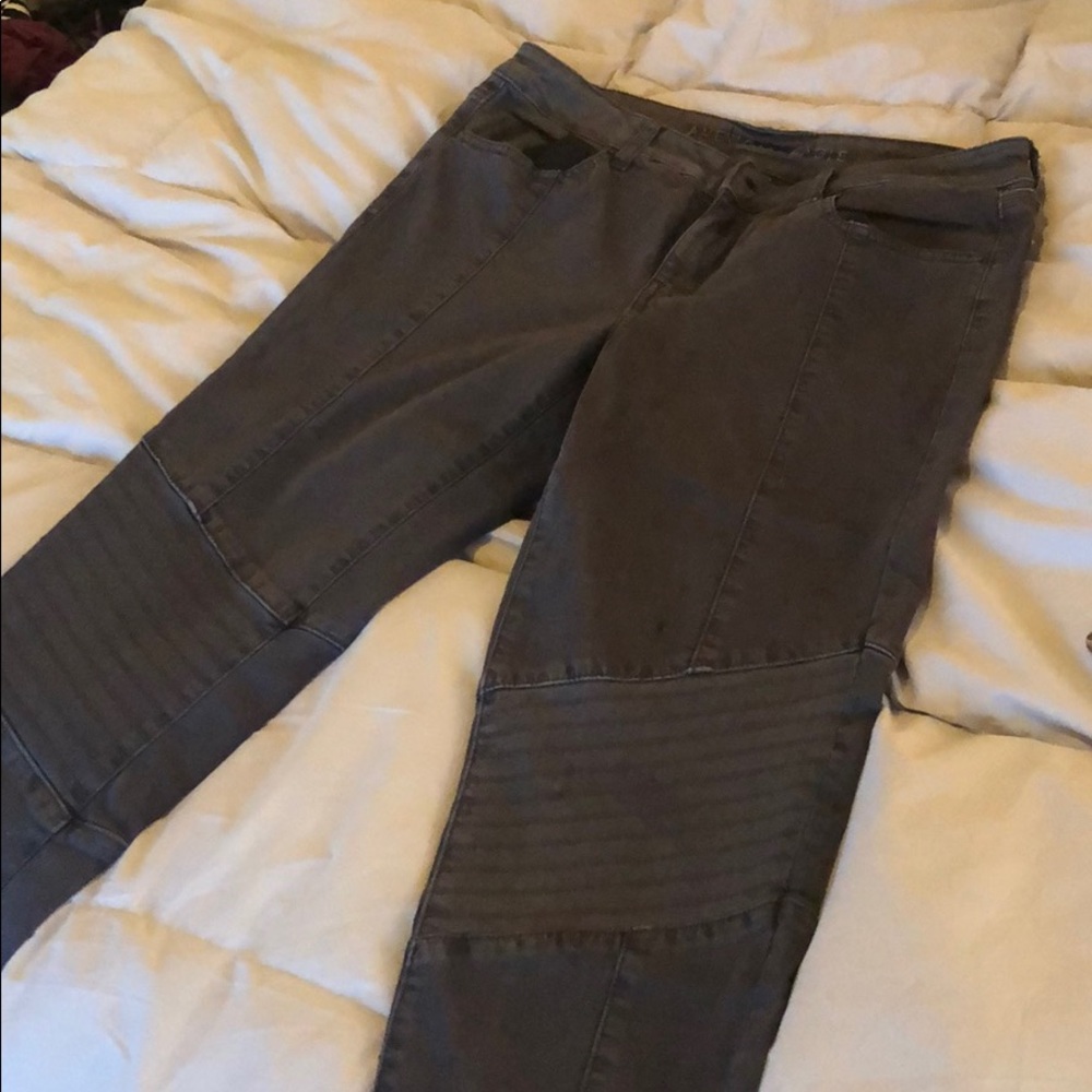 AE moto style jeggings